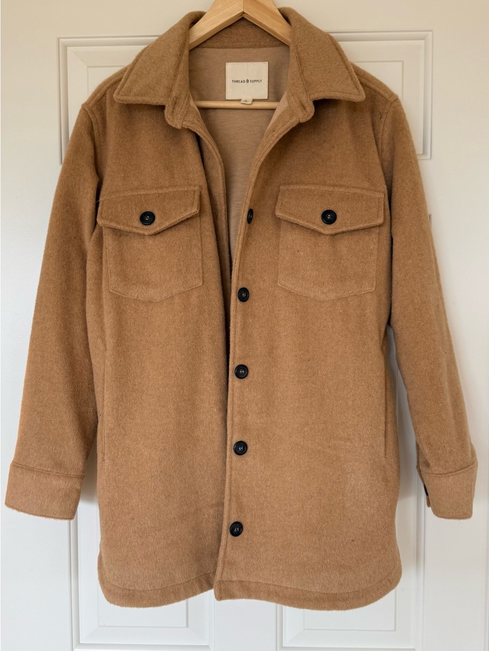 Thread & Supply  Camel Shacket S